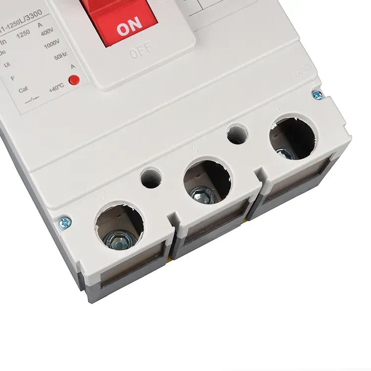 Bộ ngắt mạch vỏ mô-đun 1250a Tpn 50ka 3 cực