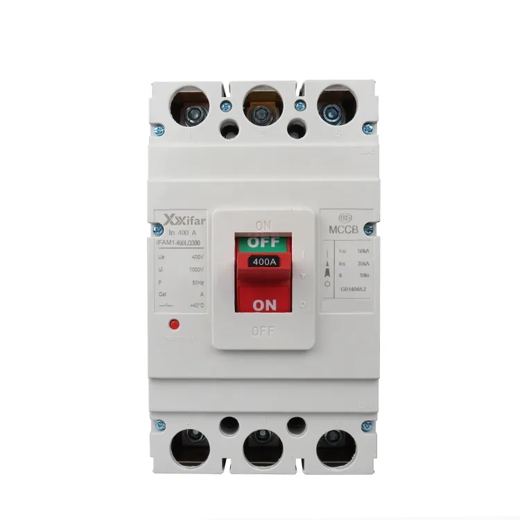 Công tắc vỏ đúc kèm theo 400a 3p Mccb